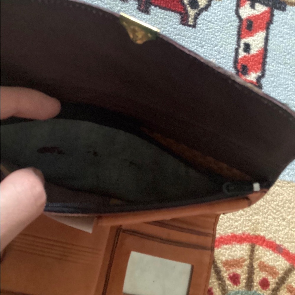 New Carnet Piel Genuina Woman Wallet Made In Mexico Hand Made Vintage 1987 . - Picture 4 of 11